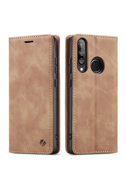spacecase Husă tip portofel din piele pentru Huawei P30 Lite + sticlă