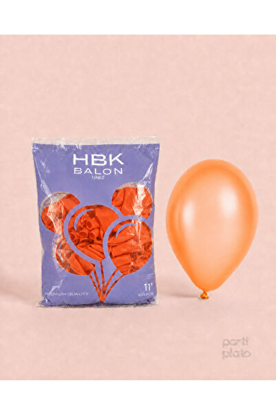 HBK Balon Hbk Fluorescent Orange Balloon 11 Inch 100 Pieces, Neon Color Birth...