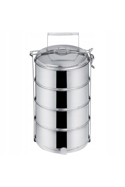 Orionis Set de oale din oțel cu 4 compartimente, 4x1,3 l