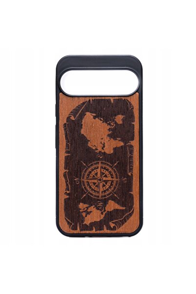BewooDesign Husă din lemn Bewood pentru Google Pixel 10 Pro XL RÓŻA WIATRÓS M...