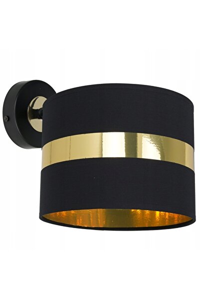 Milagros jewelry Aplica de perete PALMIRA NEGRU / AUR 1xE27 60W Milagro