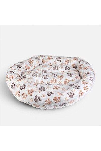Zâna Casei Grey Culcus Bed with Bone Pattern for Dogs ?60x13cm
