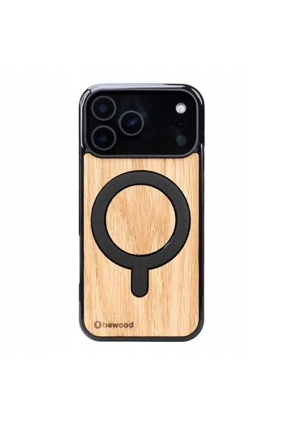 BewooDesign Husă din lemn Bewood pentru iPhone 17 Pro Max, model DĄB, cu MagSafe
