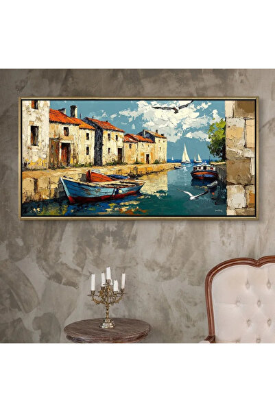 Signtouch Advertising Signtouch Blue Rest Canvas Wall Art 60x120 cm With Oute...