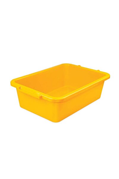 İBTAŞ SGS987 - Sarı Çok Amaçlı Tekne Kova 35 Litre - Sıva Alçı Boya Badana Te...