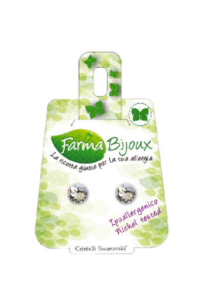 Farma Bijoux Υποαλλεργικά σκουλαρίκια με Swarovski ®   κρύσταλλο, χρώμα κρυστ...