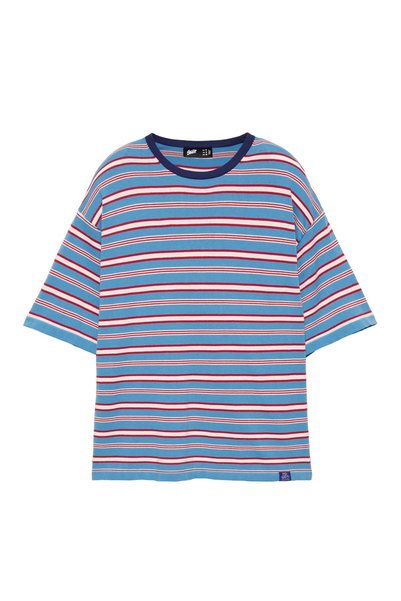 Pull & Bear Çizgili triko tişört