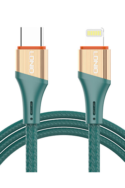 LDNIO Καλώδιο Lightning σε USB-C LC631I, 30W PD, 1μ, πράσινο
