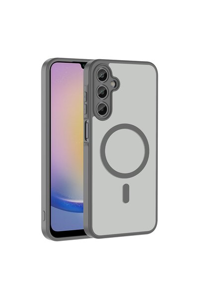 zore Galaxy A25 Case Magsafe Camera Protected Matte Anti-Fingerprint Omsy