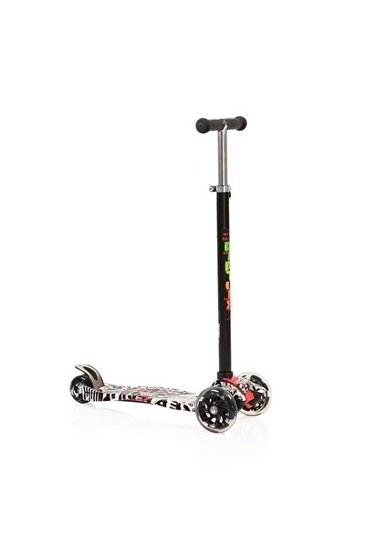 byox Trotineta cu lumini Moni Rapture black