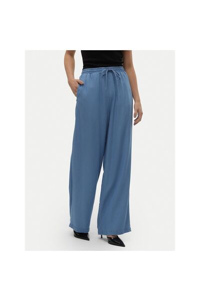 Vero Moda Pantaloni de damă din material textil 10304898 Albastru