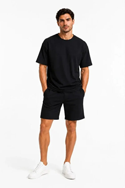 Generic Brand Men's Premium Osy Modal Soft Textured T-Shirt and Pocket Shorts...