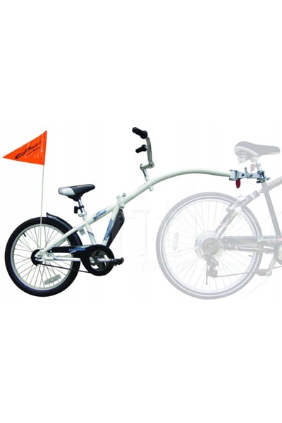 Weeride Cărucior pentru bicicletă Co-Pilot Alb