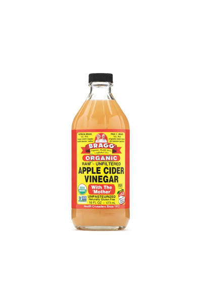Apple Cider Vinegar Organic Unfiltered Raw Apple Vinegar Brag-473Ml