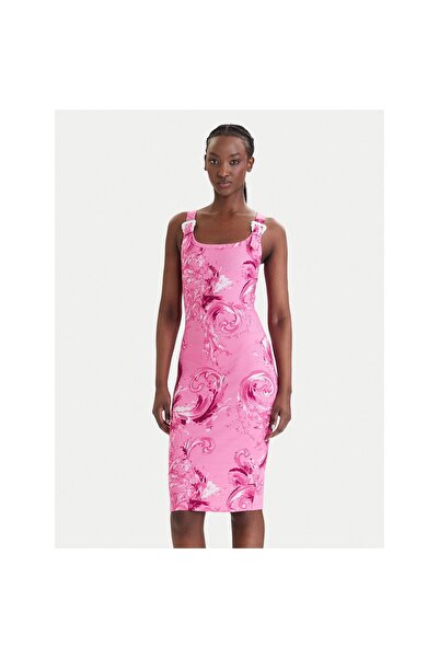 VERSACE JEANS COUTURE Γυναικείο Καθημερινό Φόρεμα 80HAO943 JS550 Ροζ