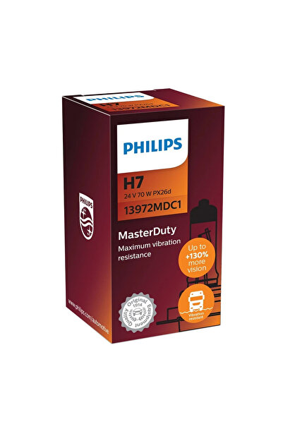 Philips Bec Halogen H7 MasterDuty 24V 70W PX26d