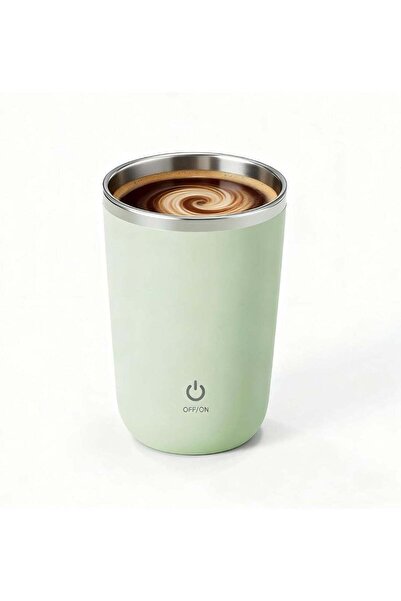Generic PopZa Self Stirring Mug - Electric Magnetic Rechargeable Auto Mixing ...