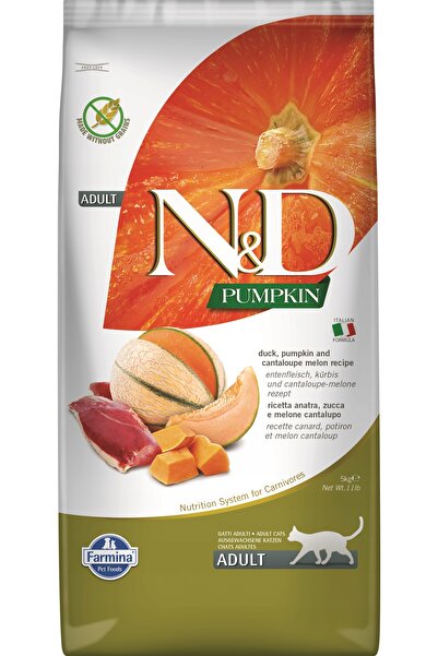 Farmina Hrană pentru pisici Rață cu dovleac și pepene Cantaloupe 5 kg