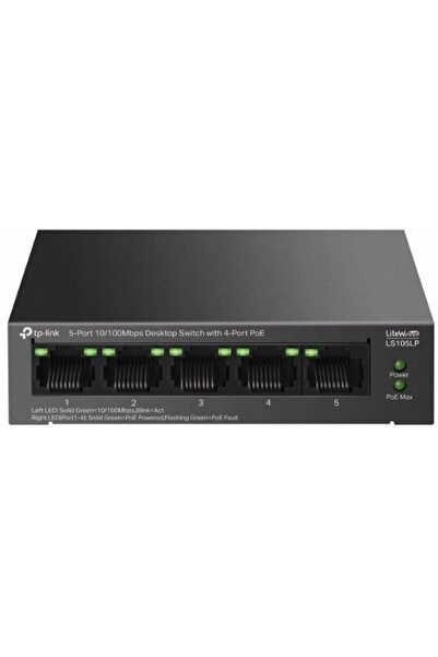 NO BRAND Switch TP-LINK LS105LP Fast Ethernet, 5 porturi, Funcție PoE