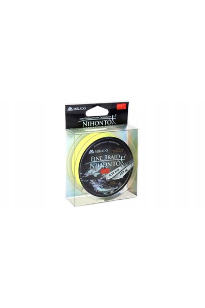 NO BRAND Fir MIKADO Nihonto Fine Braid 0,16 mm / 150 m Galben