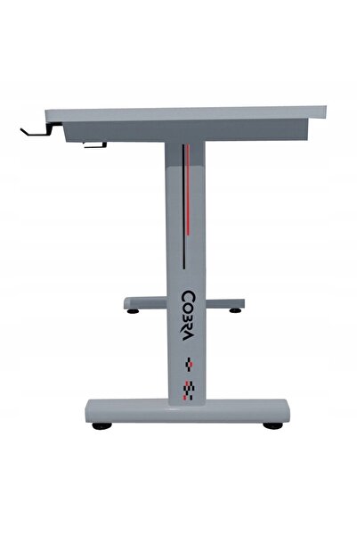 COBRA Birou de gaming CR4575WH Alb 120 cm