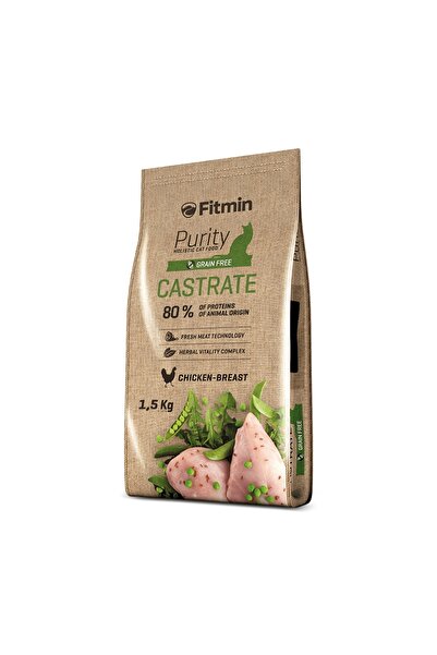 NO BRAND Hrana pentru pisici FITMIN Cat Purity Castrate Kurczak 1,5 kg