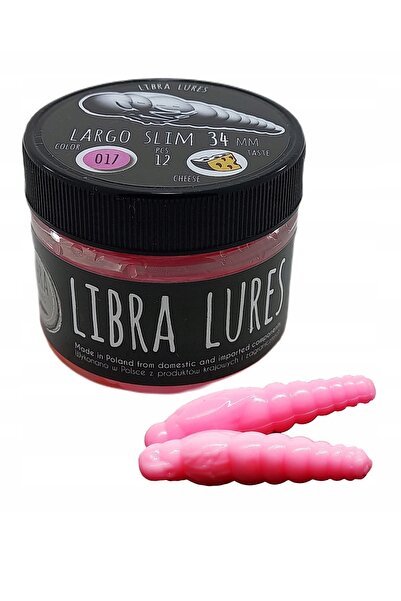 NO BRAND LIBRA LURES Largo Slim 3,4 cm Bubblegum