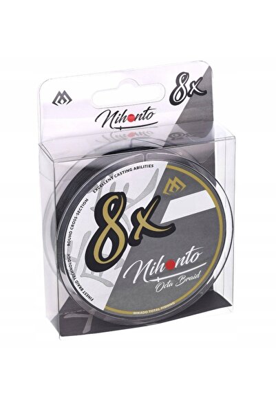 Mikado Plecionka Nihonto Octa Braid 0.08 mm / 150 m Negru