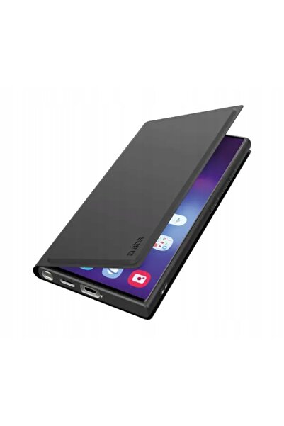 SBS Husă tip portofel netedă pentru Samsung Galaxy S25 Ultra Negru