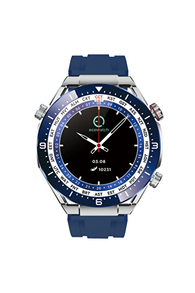 innature Smartwatch MAXCOM Ecowatch 1 Argintiu-albastru