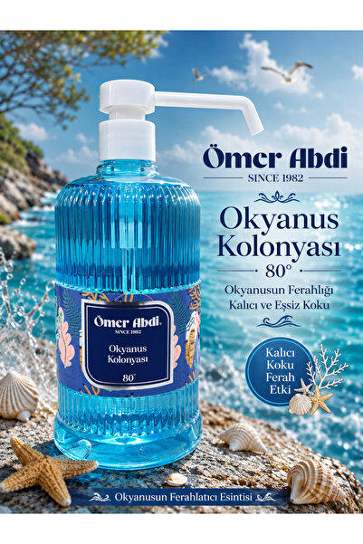u.s.m ucuzsanalmarket ÖMER ABDİ TUNCER Okyanus Esintisi Kolonyası 750 ml Spre...