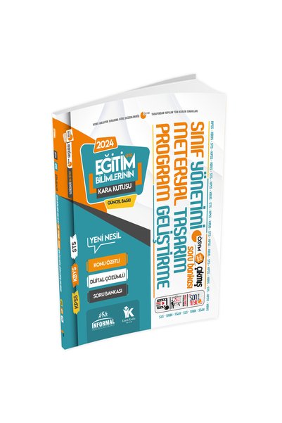 İnformal Yayınları Eğitim Bilimlerinin Kara Kutusu Program Geliştirme-Sınıf-M...