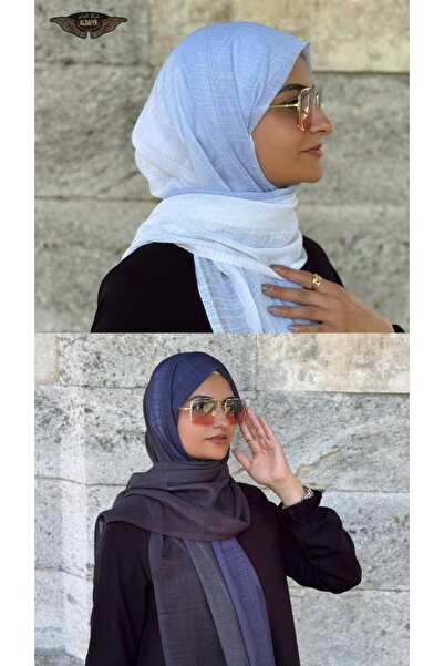 ALDAIYR Double Color Flamed Shawl Digital Degraded