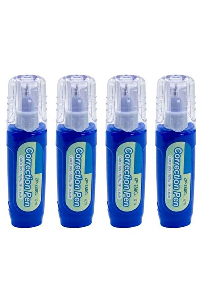 Duravel Correction Pen, Quick Dry, Metal Tip, 0.8MM, 12ml, Pack of 4