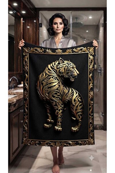 Elmas Dizayn Custom Design Brand Bath Beach Sports Towel Luxury Premium Organ...
