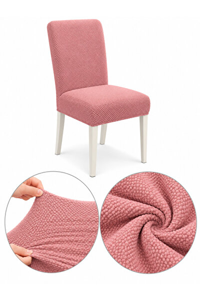 delfin Husă Elastică pentru Scaun, Material Texturat, Set 6 Bucăți
