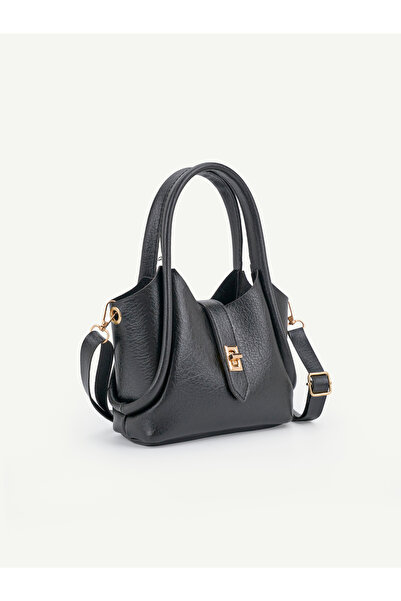 HONEY BAG Γυναικεία τσάντα Muse με λεπτομέρεια αγκράφας και ρυθμιζόμενο λουρά...