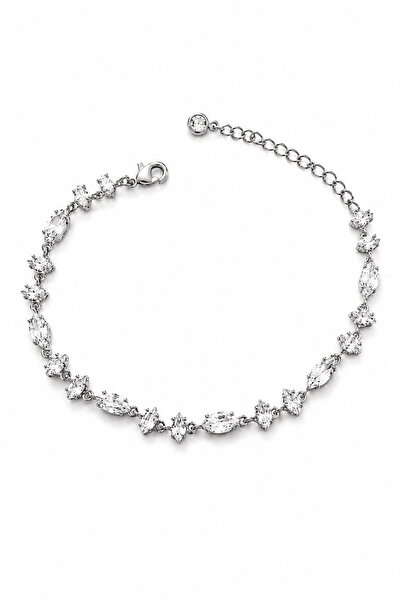 DEMOKAN Steel Aisha Bracelet Marquise Stone Waterway Bracelet 17+5cm