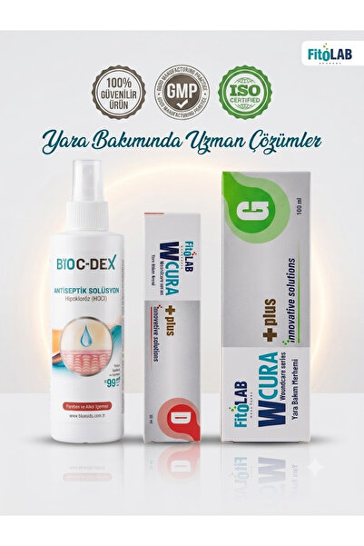 Genel Markalar Fitolab Yara Bakım Seti - Wcura Plus Merhem 100 ml & Bio C-Dex...