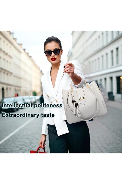 Generic 3PCS Women's Bag Set – Large Tote + Medium Crossbody + Small Clutch –...