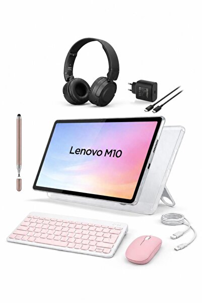 LENOVO Tab M10 4GB 128GB 10.1" TABLET+KILIF+KLAVYE+MOUSE+ŞARJ BAŞLIĞI (KALEM ...
