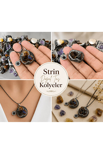 best bioenerji taş terapi Natural Stone Necklaces with Citrine Stone ✨   They...