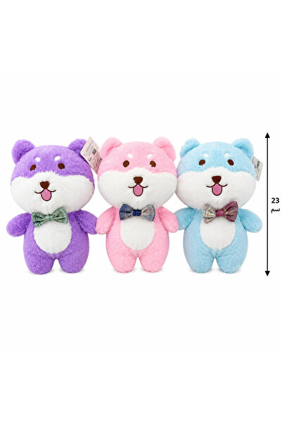 wafra store Soft Plush Dog Doll with Bowknot Decoration for Kids Boys and Gir...