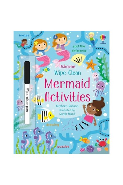 Usborne Write and Erase - Wipe-Clean Mermaid Activities