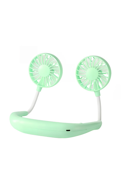 Choice4 light green USB Rechargeable Mini Sports 3-Speed Adjustable Neck Dual...