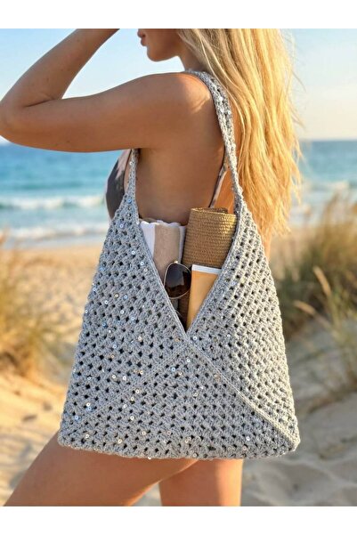 ARTTMACRAME Handmade Knitted Bag |   Casual and Stylish Women's Bag Models