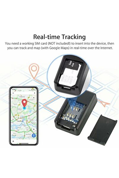 Generic GF-07 Mini GPS Tracker with Strong Magnetic Mount, Real-Time GPS & LB...