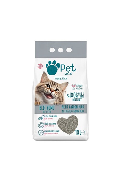 Pet Love Petlove Kedi Kumu Aktif Karbon Plus 10LT