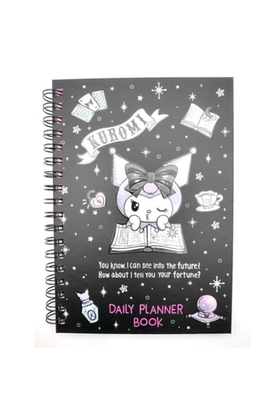 Çınar Gifi Daily Kuromi Planning Notebook Spiral Bound 17X24 cm
