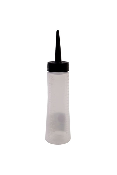 OEM Flacon de plastic pentru styling păr, 280ml, cu capac negru
